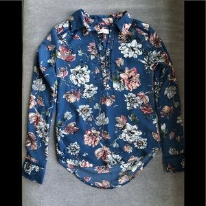 Abercrombie floral shirt xs